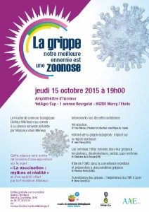 Invitation conférence 15 octobre 19h la grippe